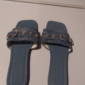 denim sandals